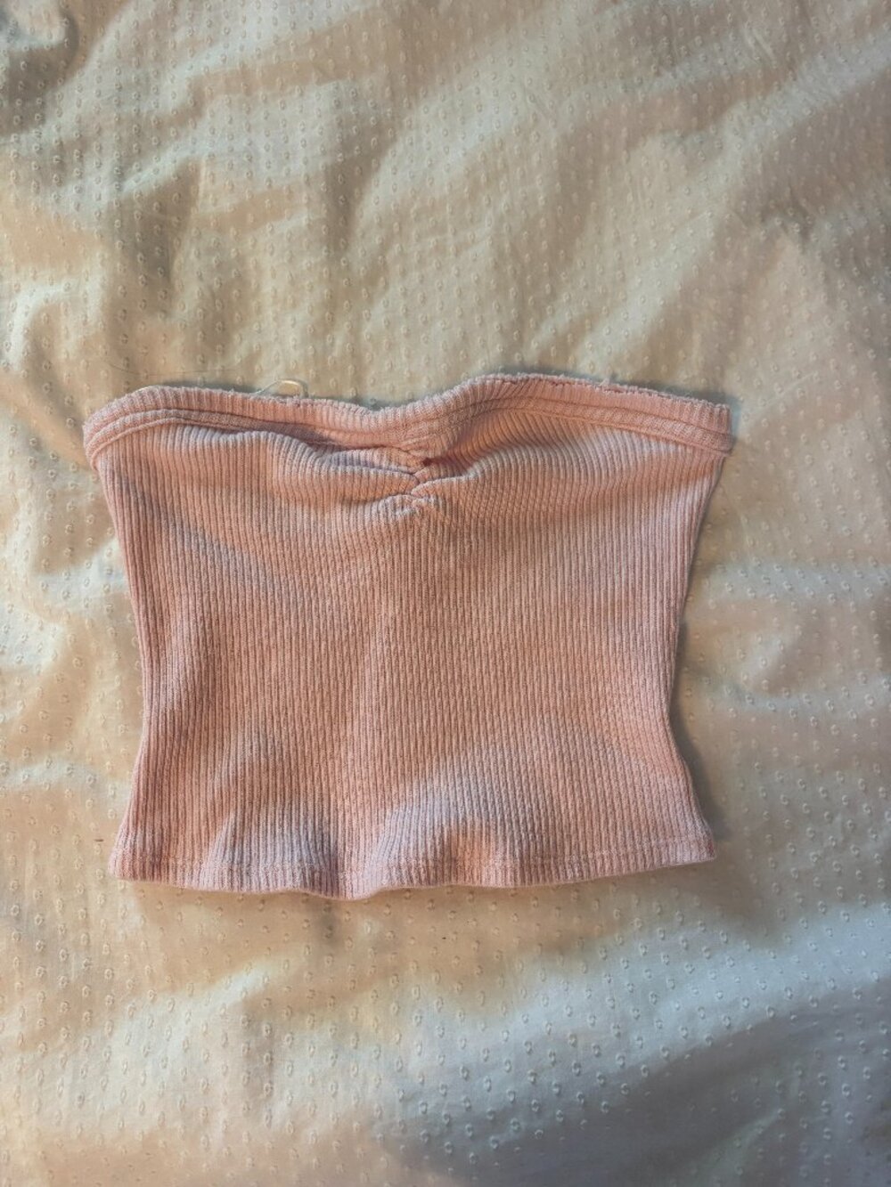 Urban Outfitters Sinched Ribbed Tube Top